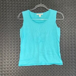 Belford Baby Blue Scoop Neck Tank Top Casual‎ Wear Women's Shirt Size Small